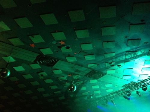 star-studded ceiling of the Barrowland