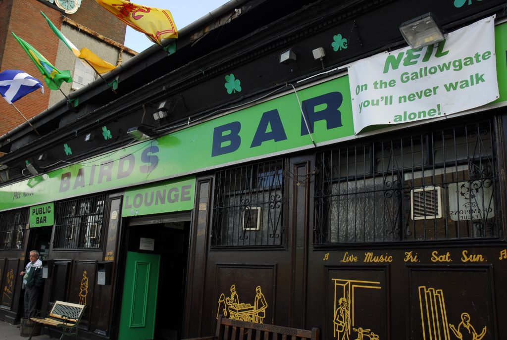 Image of the old Bairds Bar