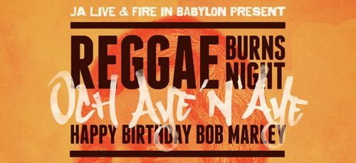 reggae burns flyer