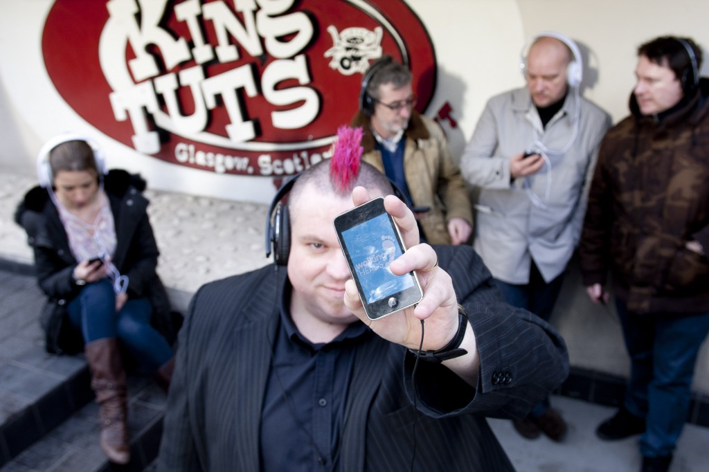 Jim Gellatly at the launch of Glasgow Music Tour last year