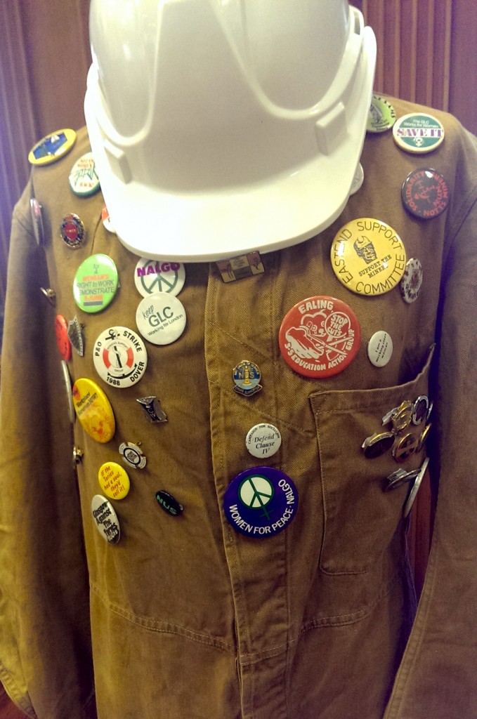 Badges on Brownie shirt, Glasgow Women's Library