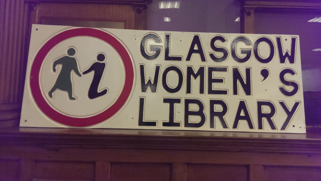 Glasgow Women's Library sign