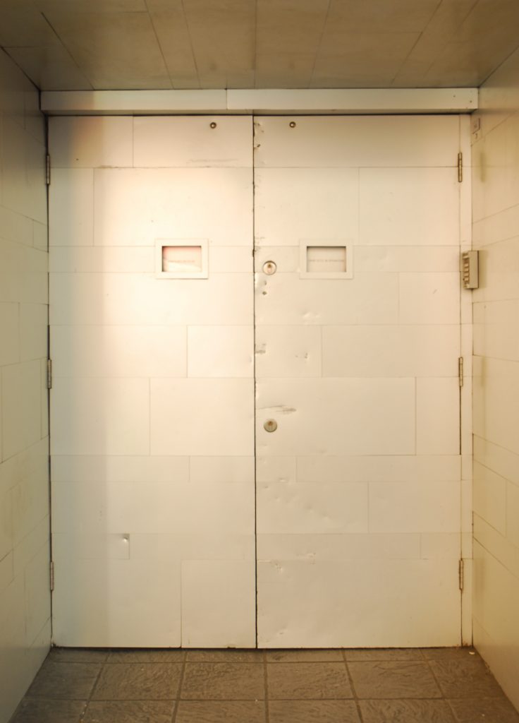 SubClub door, up close. And enigmatic.