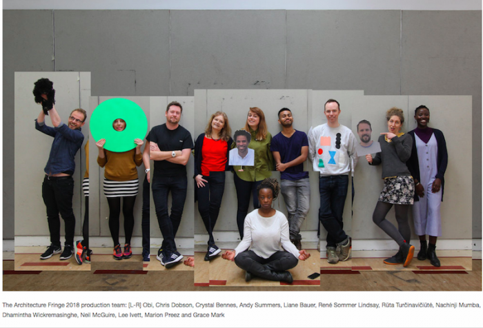 Architecture Fringe 2018 team from AF website