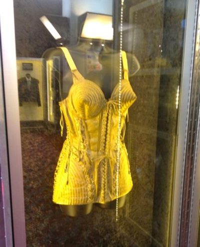 Madonna's yellow 'body' corset