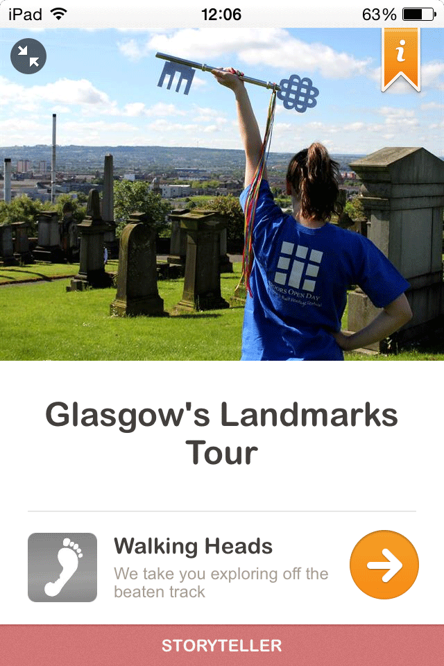 Glasgow's Landmarks Tour Guidigo Cover